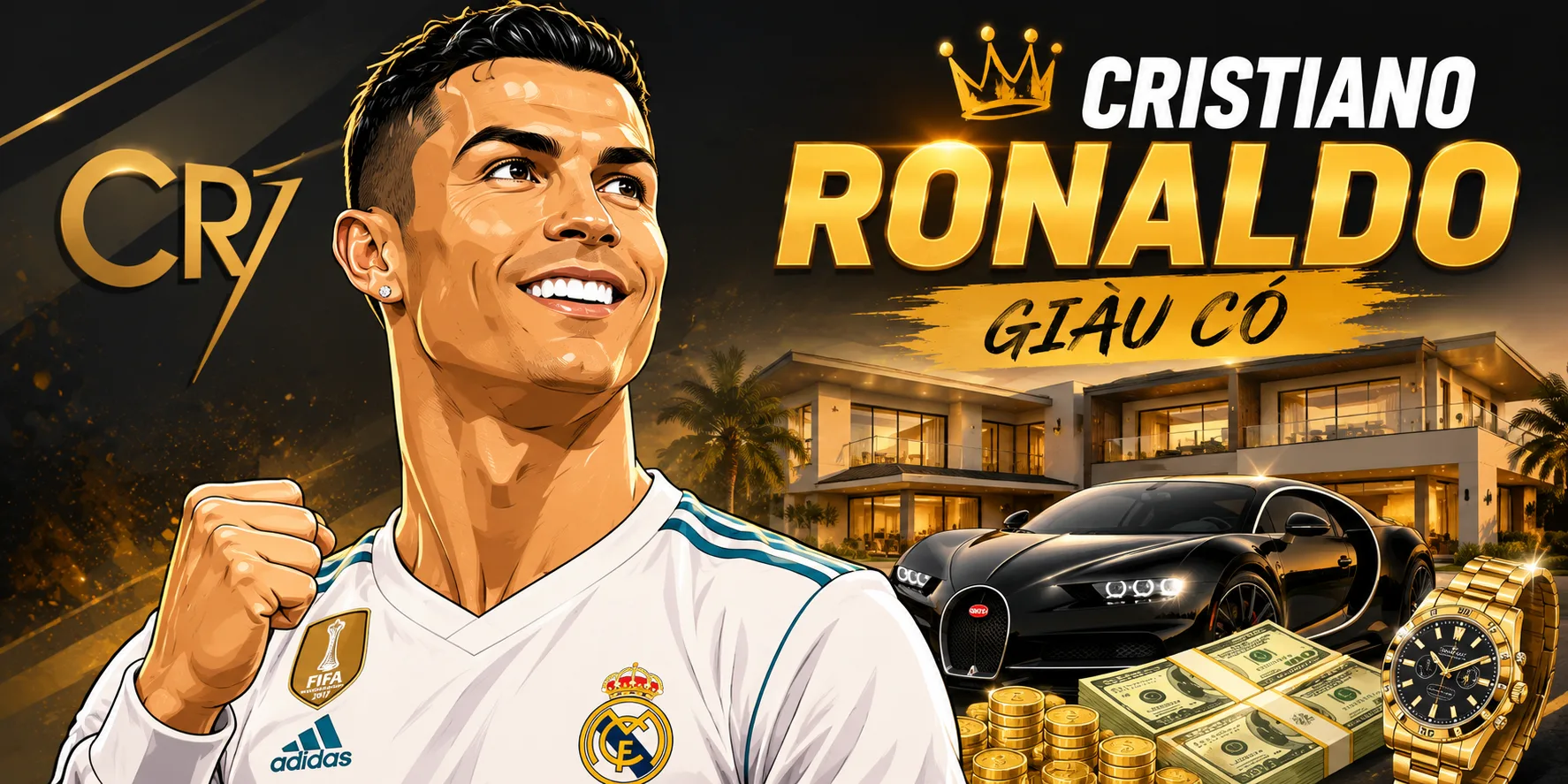 Cristiano Ronaldo giàu có