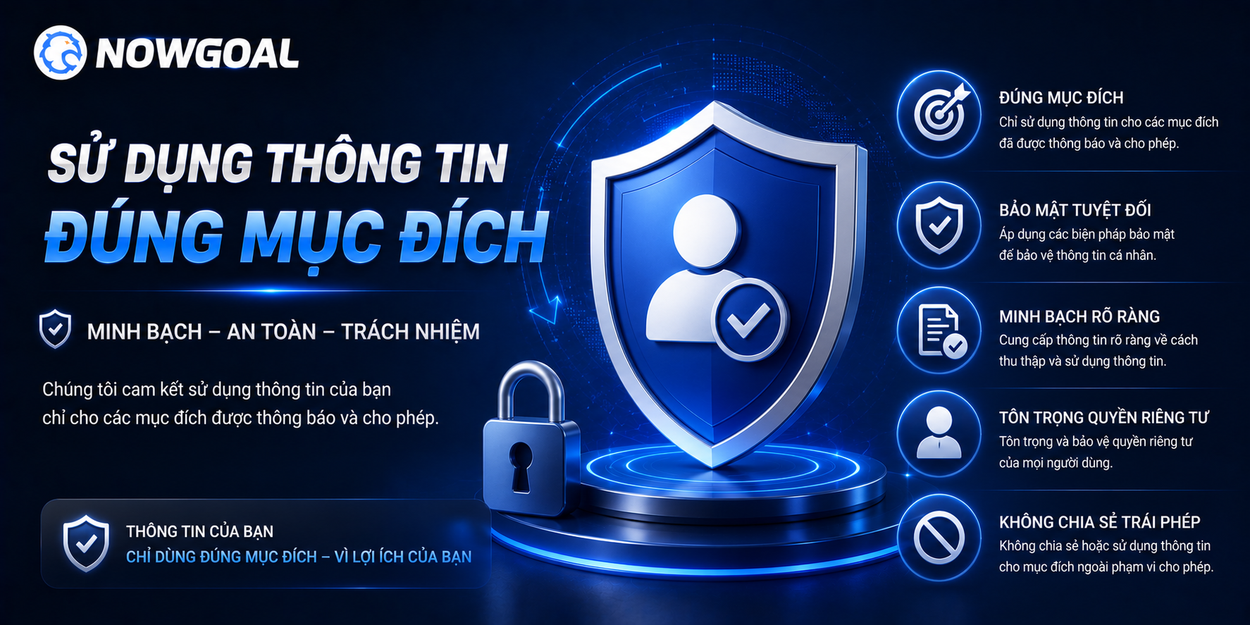 Sử dụng thông tin đúng cách