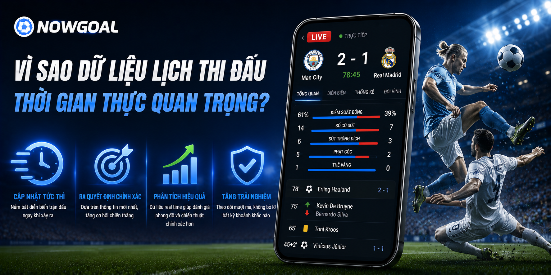 Dữ liệu lịch thi đấu quan trọng thế nào